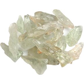 2Pcs 100g Natural Prasiolite Green Amethyst Raw Crystal Healing Energy
