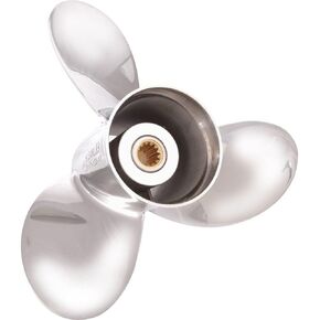 SOLAS 2441-133-17 Titan Stainless Steel 3-Blade Propeller - RH, 13.25" Diameter x 17" Pitch