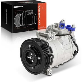 A-Premium A/C Compressor with Clutch Compatible with Audi A4 2006-2008, Q7 2011-2015, A4 Quattro 2005-2009, 3.0L 3.2L