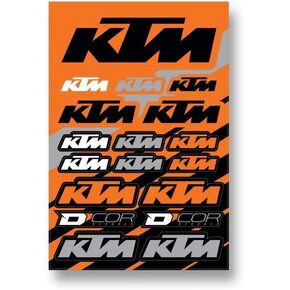 D'cor Visuals 40-30-101 KTM 2 Decal Sheet, 1 Pack