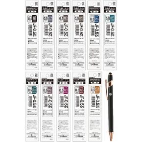 Zebra Gel Ballpoint Pen Grand 0.5mm 11 Color Retractable Pen Refill Set RJF5 With Original Stylus Ballpoint Touch Pen
