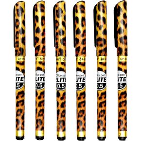 12PCS Fancy Floral Pens Retro Pens Flower Pens Vintage Boho Patterns Gel Pens Black Ink 0.5mm For School Office Christmas Party