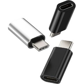 3Pack USB C Male to Compatible for Lightning Female Adapter Compatible with Apple iPhone15 Pro Max Plus Ipad Pro Air Mini for Galaxy Note S23 S20 S21 Google LG Charging Type C Charger Connector Cable