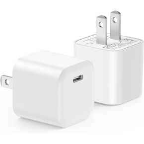 USB C Charger Block 2Pack,Cabepow iPhone 15 14 13 12 Charger Fast Block[ETL Certified],Type C Adapter Plug Box Wall Charging Brick Cube for iPhone 14 13 12 11 Pro Max XS X XR SE 8 Plus
