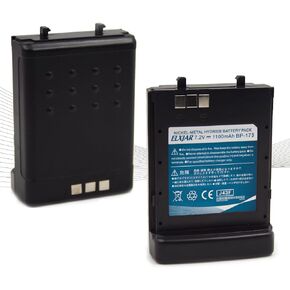 elxjar (2-Pack) 7.2V 1100mAh BP-173 Ni-MH Battery Pack Replacement for Icom IC-T7H, IC-T22A, IC-Z1A, IC-T7, IC-T22E, IC-W31, IC-W31A, IC-W31E, IC-W32, IC-W32A, BP-180