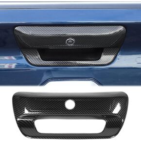 Hoolcar Tailgate Handle Cover Rear Door Handle Trim for 2018-2020 Dodge Ram, Black