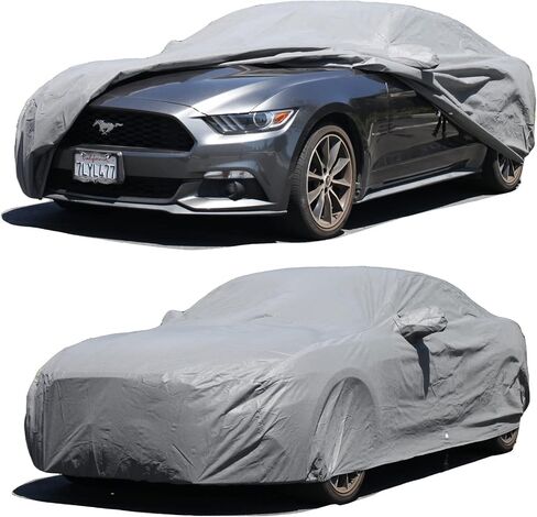 Custom Fit car Cover for Ford Mustang 2015 2016 2018 2019 2020 2021 Car Cover XTREMECOVERPRO PRO Series Grey in Kuwait
