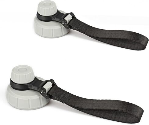 2-Pack Wide Mouth Replacement Lids Fit Hydro Flask, Simple Modern, Takeya, Iron Flask and Most Stainless Steel Sports Water Bottles - 1 Black + 1 Grey in Saudi Arabia