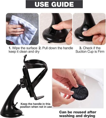 Redcamp SUP Paddle Board Cup Holder, Adjustable Water Bottle Holder with Heavy Duty Suction Cup, Inflatable Stand Up Paddle Board Accessories for Kayaks Canoes Cars Paddleboards in Saudi Arabia