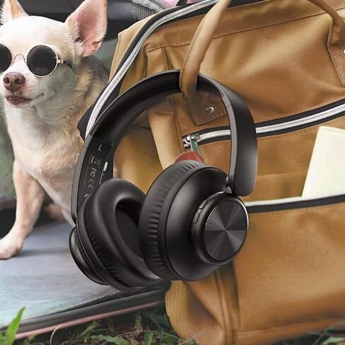 سماعات أذن لاسلكية من fojep تعمل بتقنية البلوتوث تعمل لمدة 100 ساعة، سماعات رياضية مدمجة مع ميكروفون لإلغاء الضوضاء مع شاشة عرض رقمية وعلبة شحن، وسماعات صوت ستيريو مقاومة للعرق مع خطافات للأذن in Kuwait