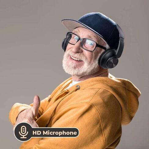 سماعات أذن لاسلكية من fojep تعمل بتقنية البلوتوث تعمل لمدة 100 ساعة، سماعات رياضية مدمجة مع ميكروفون لإلغاء الضوضاء مع شاشة عرض رقمية وعلبة شحن، وسماعات صوت ستيريو مقاومة للعرق مع خطافات للأذن in Kuwait