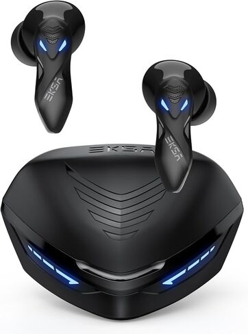 سماعات رأس EKSA E4 AirComfy مع خاصية إلغاء ضوضاء الميكروفون، سماعات رأس للكمبيوتر الشخصي، صوت محيطي واضح للغاية 263 جم خفيفة الوزن للغاية 3.5 مم سماعة كمبيوتر سلكية لأجهزة الكمبيوتر المحمول/PS4/PS5/Xbox/Switch in Kuwait