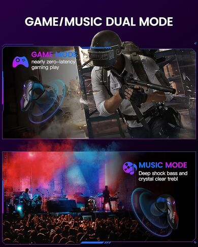 سماعات رأس EKSA E4 AirComfy مع خاصية إلغاء ضوضاء الميكروفون، سماعات رأس للكمبيوتر الشخصي، صوت محيطي واضح للغاية 263 جم خفيفة الوزن للغاية 3.5 مم سماعة كمبيوتر سلكية لأجهزة الكمبيوتر المحمول/PS4/PS5/Xbox/Switch in Kuwait