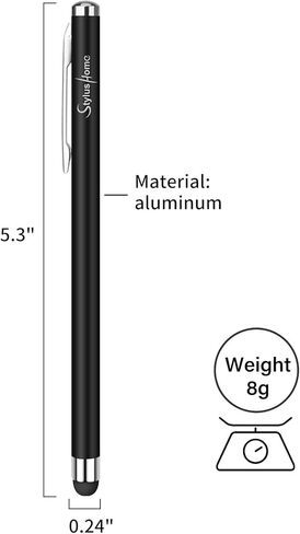 أقلام لمس لشاشات اللمس، StylusHome 6 عبوات قلم ذو سعة عالية الدقة لأجهزة iPad iPhone والأجهزة اللوحية Samsung Galaxy جميع أجهزة شاشات اللمس العالمية in Kuwait