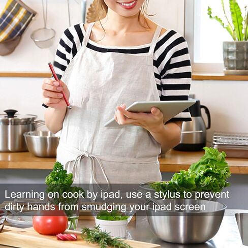 أقلام لمس لشاشات اللمس، StylusHome 6 عبوات قلم ذو سعة عالية الدقة لأجهزة iPad iPhone والأجهزة اللوحية Samsung Galaxy جميع أجهزة شاشات اللمس العالمية in Kuwait