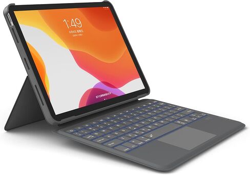 حافظة WIWU iPad Pro 11 بوصة مع لوحة مفاتيح (2022 الجيل الرابع-2018 الجيل الأول)، iPad Air الجيل الخامس/الرابع، حافظة لوحة مفاتيح iPad Pro مع لوحة تتبع، لوحة مفاتيح لاسلكية قابلة للفصل لجهاز iPad Pro 11 بوصة in Kuwait