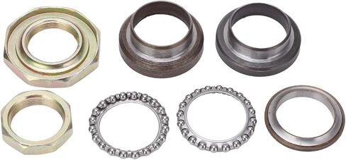 Keenso Motorcycle Fork Steering Stem Kit, Motorcycle Front Fork Steering Stem Bearings and Pulley for GY6‑50/60/80CC Go Karts Scooters ATV UTV Bearing in Saudi Arabia
