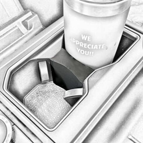 Cup Holder Divider and Hide for 2022 2023 Toyota Tundra, Anti-Tipping Insert (Pro Camo) in Kuwait