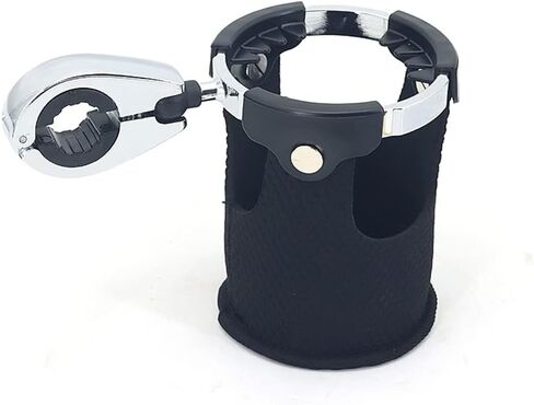 22 مم 25 مم 32 مم عيار مضاد للدوران بمقبض زجاجة مياه للشرب وحامل سلة حامل حامل عالمي للسيارة بأكملها، حامل مشروبات قارب كبير مع سلة، الدراجة/ATV/هارلي/كاياك/الكانوي/المشاية in Kuwait