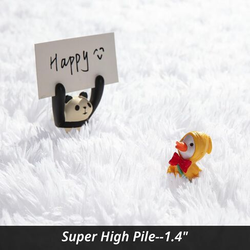 Modern Plush Area Rug 10x14, Ultra Soft Large Faux Fur Area Rug for Bedroom Living Room, Non-Skid Indoor Carpet for Kids Playroom Home Decor in Kuwait