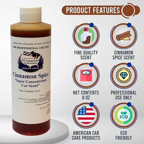 Super Concentrated Car Scent Air Freshener - Cinnamon Spice - Mix to Make 1 Gallon in Saudi Arabia