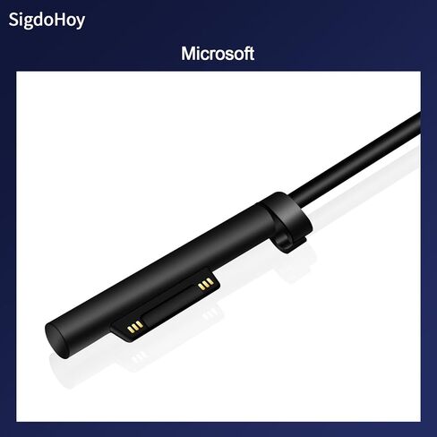 شاحن Surface Pro بقدرة 65 واط لجهاز Microsoft Surface Pro 9,8,7+,7,6,5,4,3,X, Surface Laptop Go 5,4,3,2,1, Surface Go 3,2,1 Tablet, Surface الكتاب 3 2 1، يدعم سلك طاقة محول التيار المتردد بقدرة 44 وات 36 وات in Kuwait