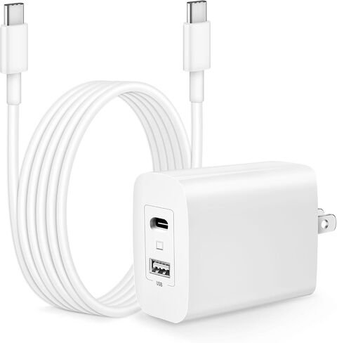 70W USB C Charger, GaN Charger PD USB C 2 Ports Power Adapter Foldable Compatible with Mac Pro/Air 13 14 15inch 2023/2022/2021/2020/2019/2018,M1/M2/M3, ipad pro and All USB-C Decices in Saudi Arabia
