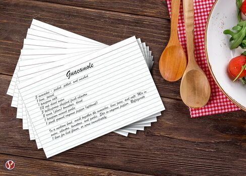Ruled Index Cards, On 80lb Heavyweight Thick White Cover Stock. "100 Cards per pack" (4 x 6) in Saudi Arabia
