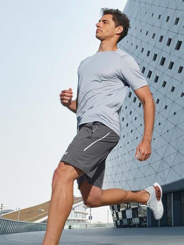 NORTHYARD Men's Athletic Running Shorts 7" Workout Gym Shorts Quick Dry Lightweight Active Basketball Training Sports Shorts in Kuwait