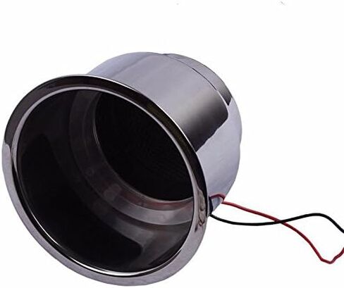 Set of 2 Stainless Steel Cup Drink Holder with LED Light Red Marine Boat RV Camper Caravan in Saudi Arabia