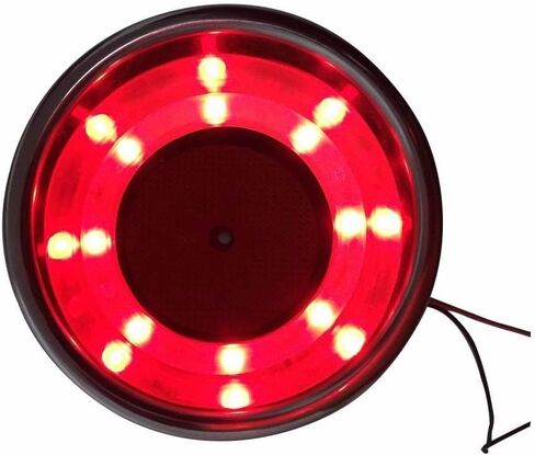 Set of 2 Stainless Steel Cup Drink Holder with LED Light Red Marine Boat RV Camper Caravan in Saudi Arabia