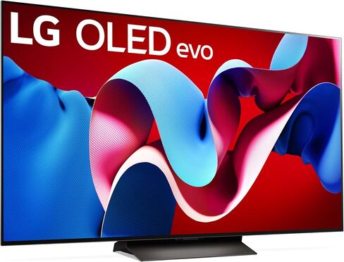 LG 42-Inch Class OLED evo C4 Series Smart TV 4K Processor Flat Screen with Magic Remote AI-Powered with Alexa Built-in (OLED42C4PUA, 2024) in Saudi Arabia