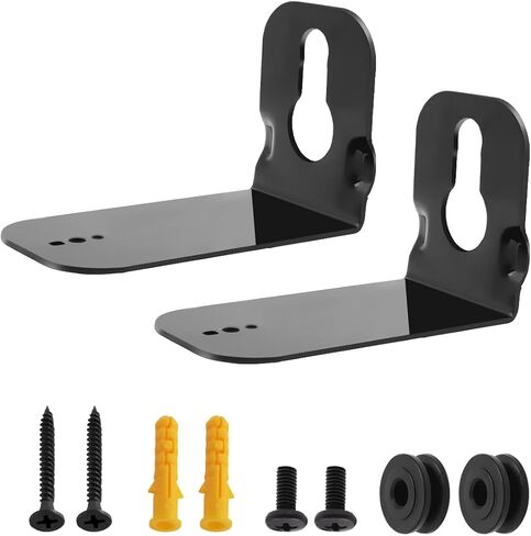 Mounting Brackets Fit for Samsung Sound Bar Model HW-MS550 HW-MS560 HW-MS57C HW-MS750 HW-MS751 HW-MS650 HW-MS6500 HW-MS6510 HW-MS6511 HW-MS660 HW-MS661,Black in Saudi Arabia