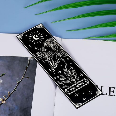 Christmas Gifts for Women Men Stocking Stuffers Tarot The Moon Bookmark Book Lovers Birthday Gifts for Bookmarks for Friend Bookish Female Gifts for Kids Teenage Girls Mom Daughter Her Gift in Saudi Arabia