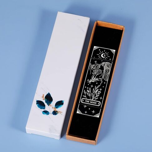 Christmas Gifts for Women Men Stocking Stuffers Tarot The Moon Bookmark Book Lovers Birthday Gifts for Bookmarks for Friend Bookish Female Gifts for Kids Teenage Girls Mom Daughter Her Gift in Saudi Arabia