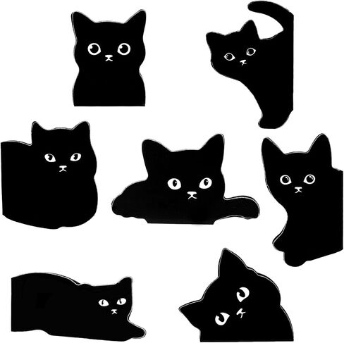Magnetic Bookmarks, 7 Pcs Cat Book Mark Assorted Cute Book Markers Clip Cat Magnet Page Markers Set for Book Lovers Teachers Students Home Supplies School Office in Saudi Arabia