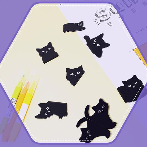 Magnetic Bookmarks, 7 Pcs Cat Book Mark Assorted Cute Book Markers Clip Cat Magnet Page Markers Set for Book Lovers Teachers Students Home Supplies School Office in Saudi Arabia