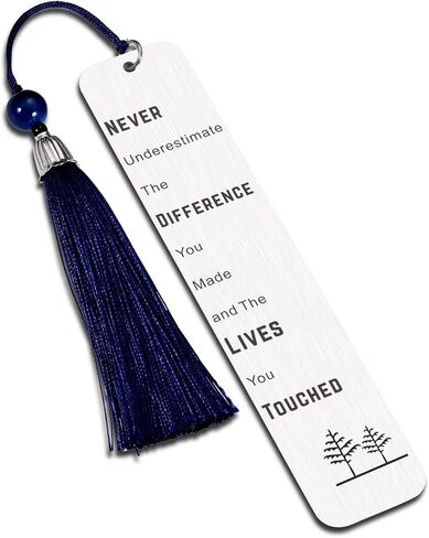 Inspirational Gift Bookmark for Her Him Boss Coworkers Appreciation Retirement Gifts for Teachers Coworkers Boss Friends Birthday Thank You Present to Son Daughter from Dad Mom Gifts for Women Men in Saudi Arabia
