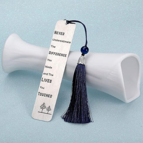 Inspirational Gift Bookmark for Her Him Boss Coworkers Appreciation Retirement Gifts for Teachers Coworkers Boss Friends Birthday Thank You Present to Son Daughter from Dad Mom Gifts for Women Men in Saudi Arabia