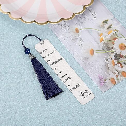 Inspirational Gift Bookmark for Her Him Boss Coworkers Appreciation Retirement Gifts for Teachers Coworkers Boss Friends Birthday Thank You Present to Son Daughter from Dad Mom Gifts for Women Men in Saudi Arabia