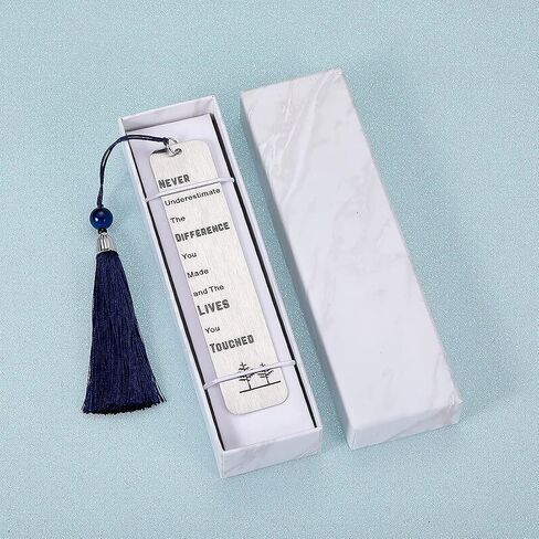 Inspirational Gift Bookmark for Her Him Boss Coworkers Appreciation Retirement Gifts for Teachers Coworkers Boss Friends Birthday Thank You Present to Son Daughter from Dad Mom Gifts for Women Men in Saudi Arabia