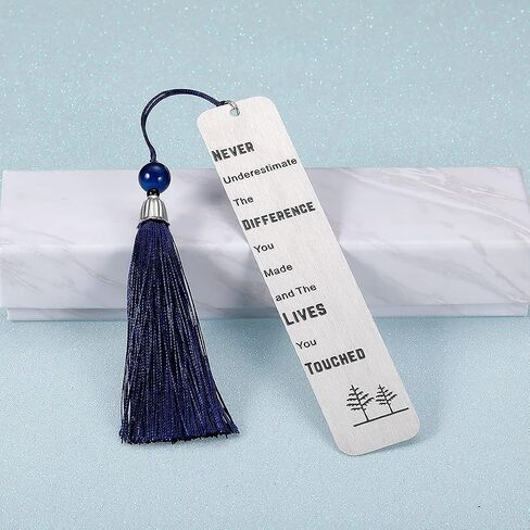 Inspirational Gift Bookmark for Her Him Boss Coworkers Appreciation Retirement Gifts for Teachers Coworkers Boss Friends Birthday Thank You Present to Son Daughter from Dad Mom Gifts for Women Men in Saudi Arabia