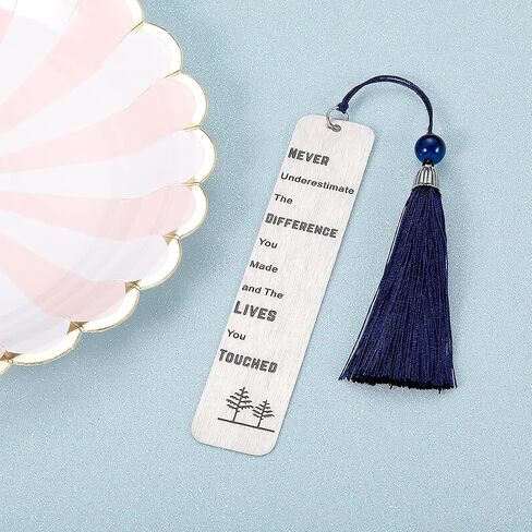 Inspirational Gift Bookmark for Her Him Boss Coworkers Appreciation Retirement Gifts for Teachers Coworkers Boss Friends Birthday Thank You Present to Son Daughter from Dad Mom Gifts for Women Men in Saudi Arabia