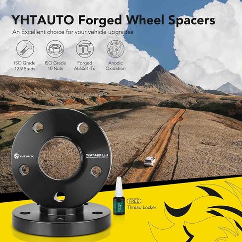 YHTAUTO 5x112mm Hub Centric Wheel Spacers 20mm Fits Mercedes-Benz C-Class C220, C230, C240, C280, C32 C43 AMG, E-Class E320, E420, E430, Tire Spacers w/ M12x1.5 Studs, 66.6mm Hub Bore 5 Lug 2PCS in Saudi Arabia
