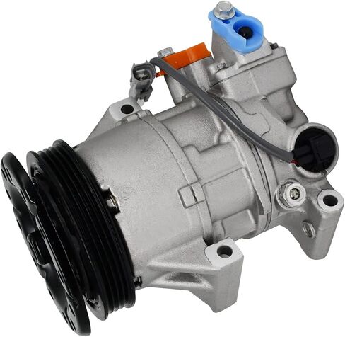 ضاغط هواء 4PK ضاغط تيار متردد 88310-52321 88310-52551 متوافق مع تويوتا ياريس 1.3 مع دينسو 5SER09C متوافق مع تويوتا كورولا روميون NZE151 راكتيس NCP100 NCP105 أوريس NZE154 in Kuwait