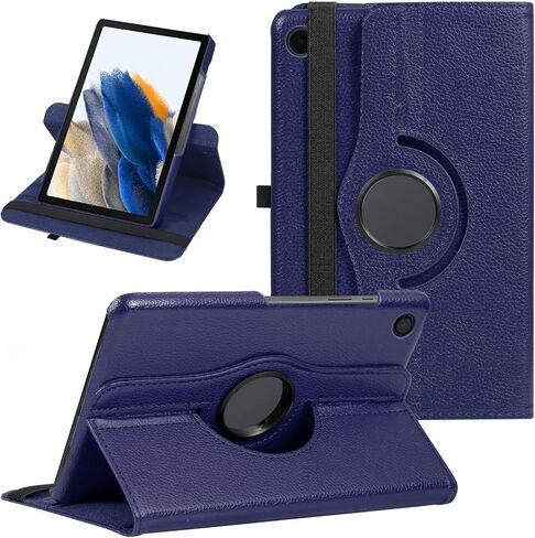 LRCXL Case for Samsung Galaxy Tab A8 10.5 Inch, Auto Wake/Sleep, 360 Degree Rotating Stand Case Cover for Galaxy Tab A8 10.5 Inch 2022 (SM-X200/X205/X207) (Black) in Kuwait