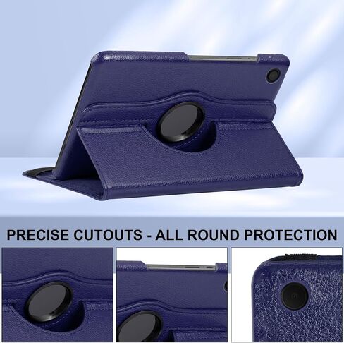 LRCXL Case for Samsung Galaxy Tab A8 10.5 Inch, Auto Wake/Sleep, 360 Degree Rotating Stand Case Cover for Galaxy Tab A8 10.5 Inch 2022 (SM-X200/X205/X207) (Black) in Kuwait