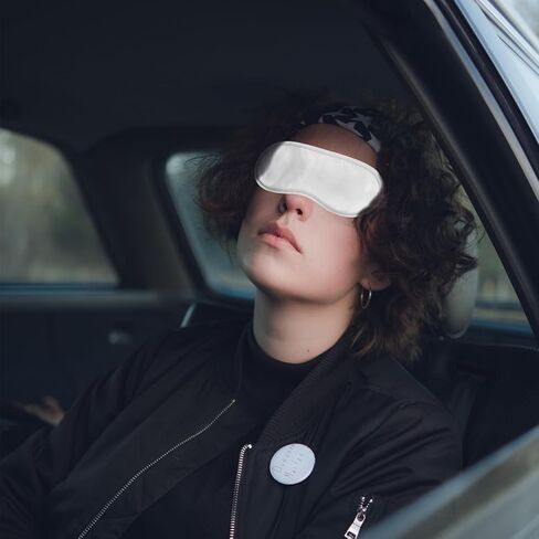 عبوة من 10 أقنعة نوم للعين، غطاء لنوم العين، غطاء للعين للنوم والسفر ومستلزمات الحفلات (أسود) in Kuwait