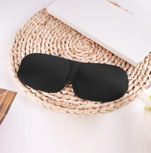 Pack of 2, Sleep Eye Mask for Men Women, 100% Sleeping Eye Mask for Night Sleeping 100% Blindfold, Relaxing Zero Pressure, Light Blocking, Ultra-Thin Sides, Side Sleeper in Saudi Arabia