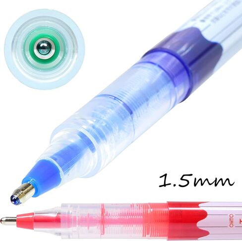 Ohto Fude Ball Color Rollerball Pen 1.5 mm, 5 Colors Ink, 5-pack, Sticky Notes Value Set in Saudi Arabia